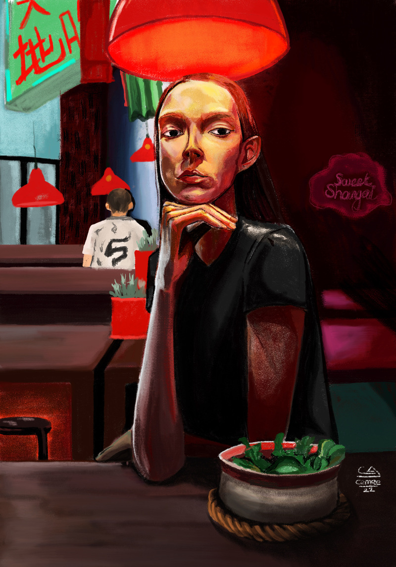 Character and setting illustration