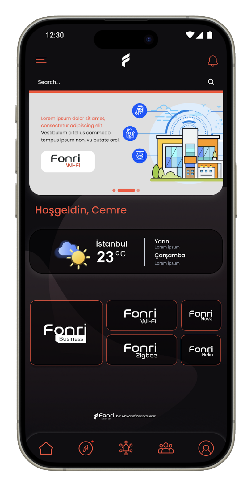 Fonri Mobile Design