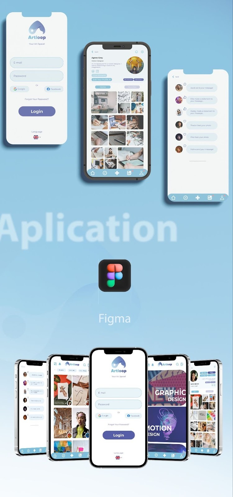 Artloop / Mobile design